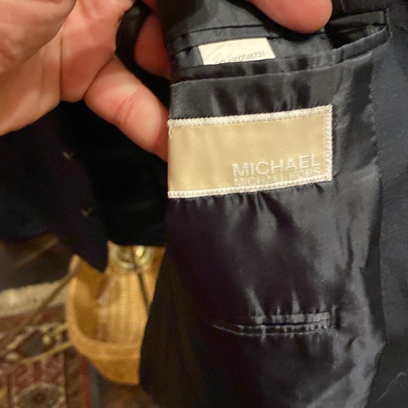 Navy Blue sports coat - Picture 2 of 3